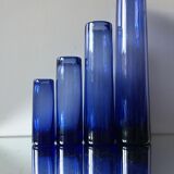 Set of 4 Holmegaard vases by Per Lutken 1960