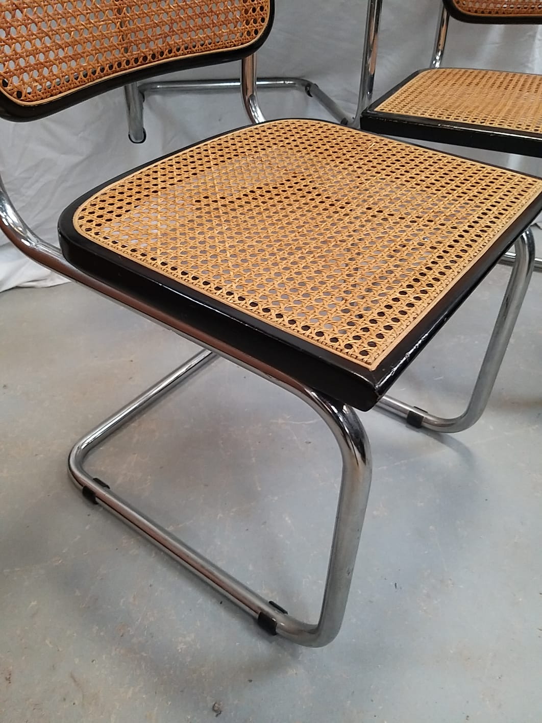 Series of 6 chairs b32 by Marcel Breuer