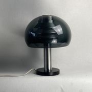 Space age aluminum mushroom dome lamp by Hans Agne Jakobsson for Markaryd, Sweden 1960s
