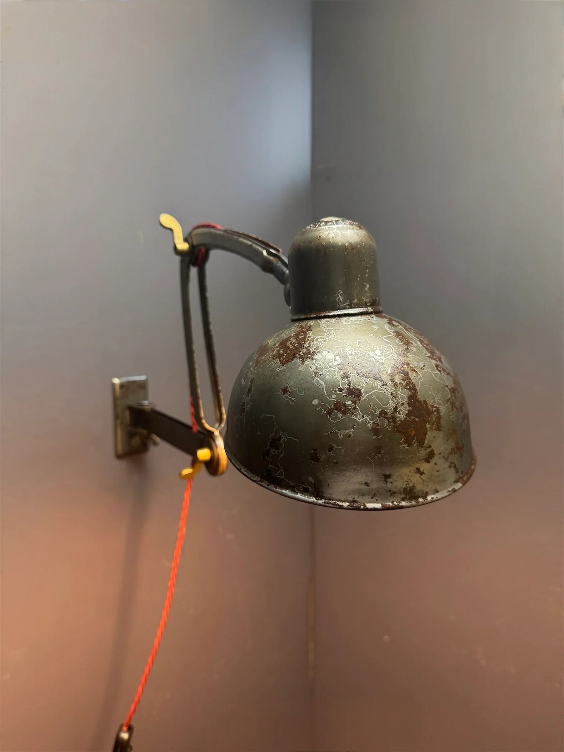 1930s Kaiser Idell Model 6716 Wall Lamp