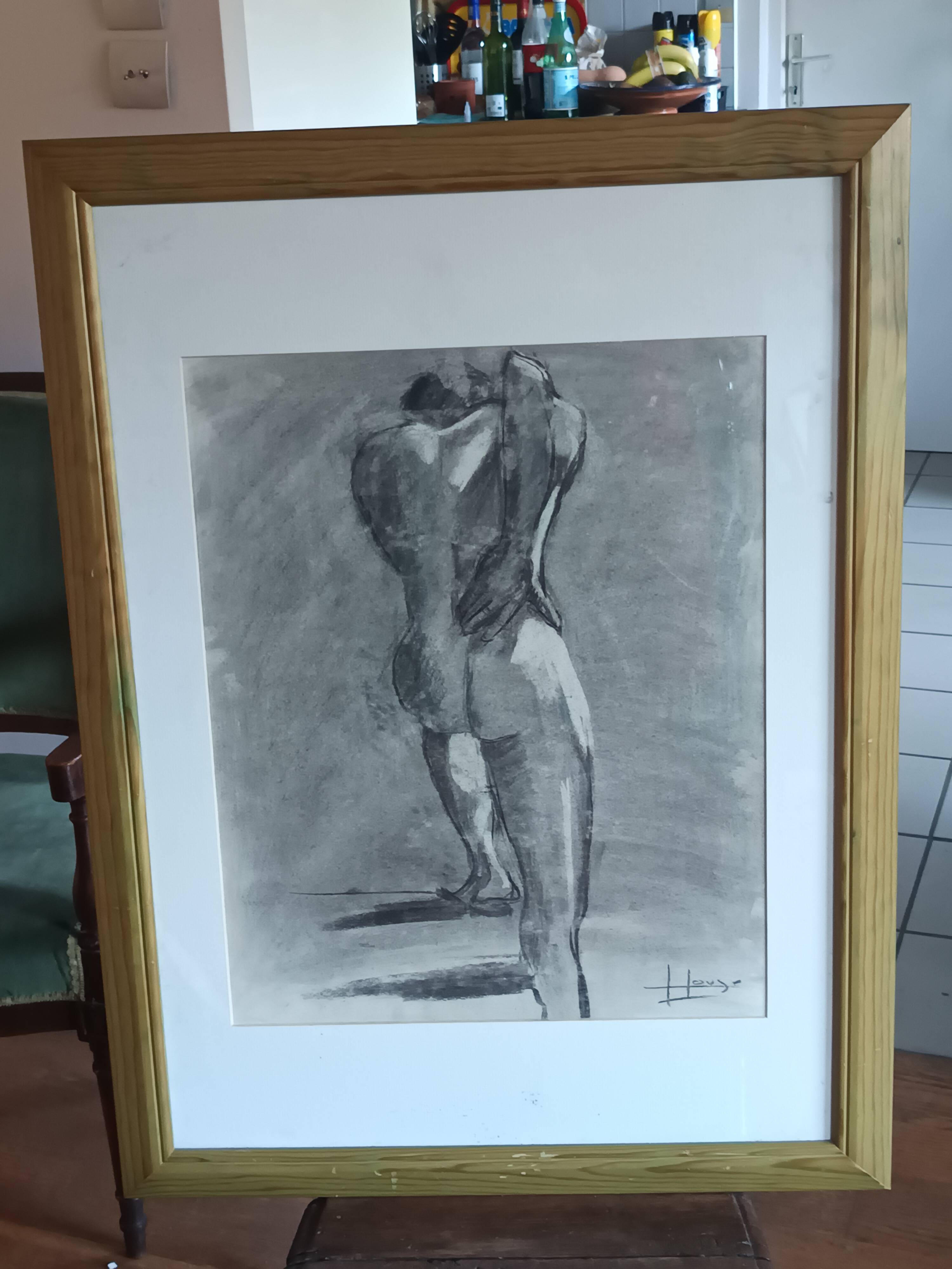 large painting signed Hélène Vogt (1902-1994)