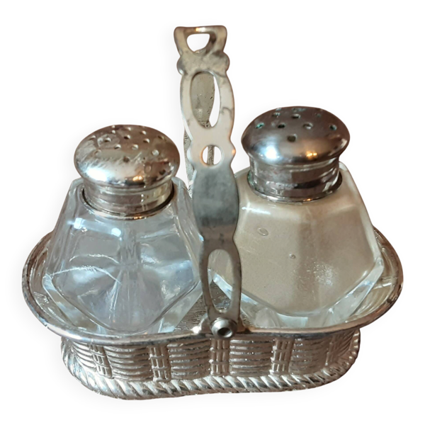 Ensemble  salière et poivrière  vintage