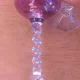 Verres à liqueur en verre soufflé