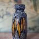 West Germany ceramic vase, fat lava vase, 210-18, flower pot, collection, 60's