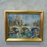 Jules Schyl (1893-1977), Swedish Modern Painting, 1960s, Oil on Canvas, Framed