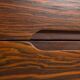 Scandinavian minimalist rosewood chest