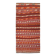 4x9 Red & Blue Turkish Kilim Rug, Living Room Rug, 133x272Cm Vintage Kilim