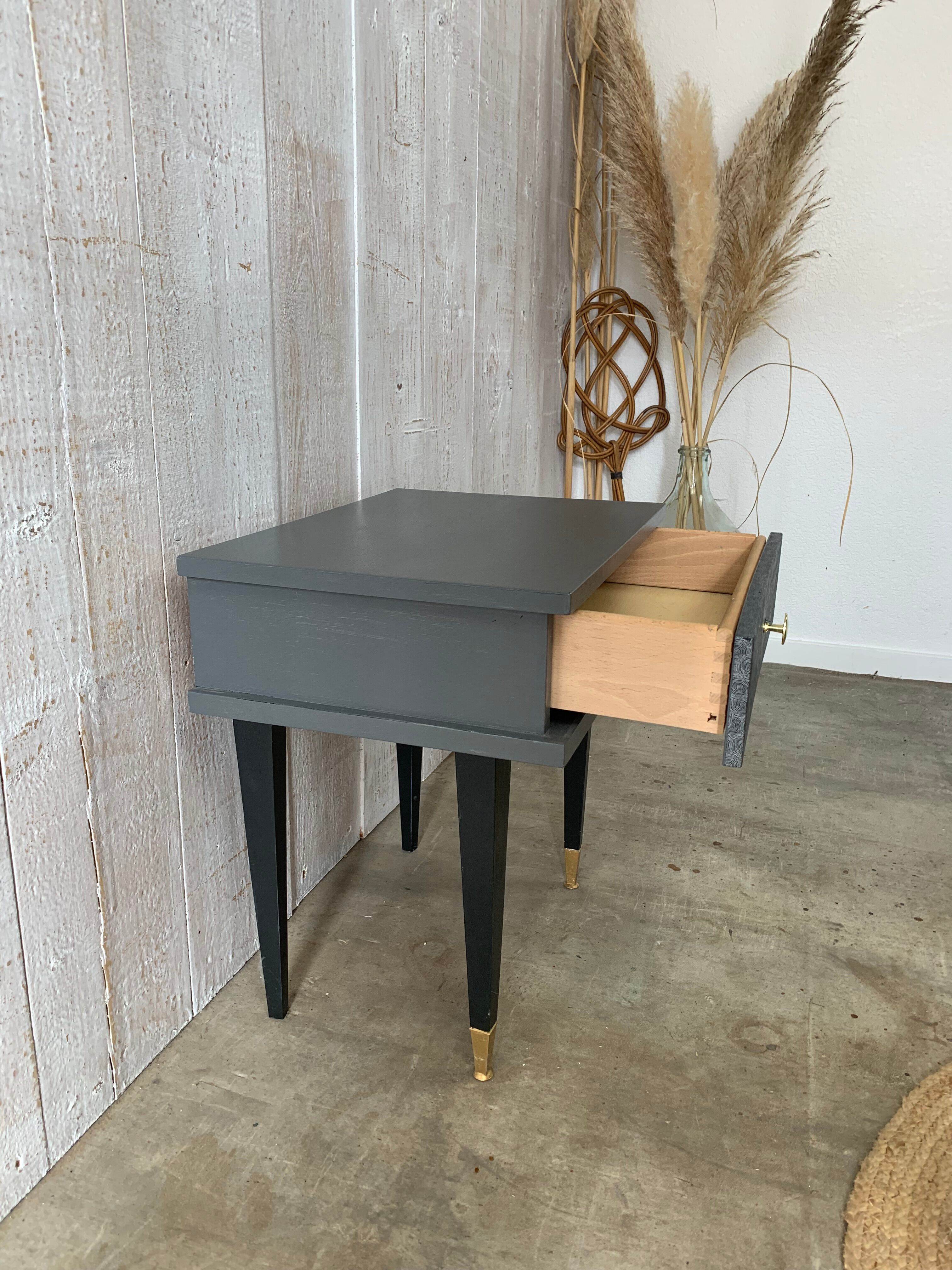 Vintage bedside table