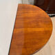 Biedermeier demi-lune fold-out table, cherry veneer, south germany, circa 1820