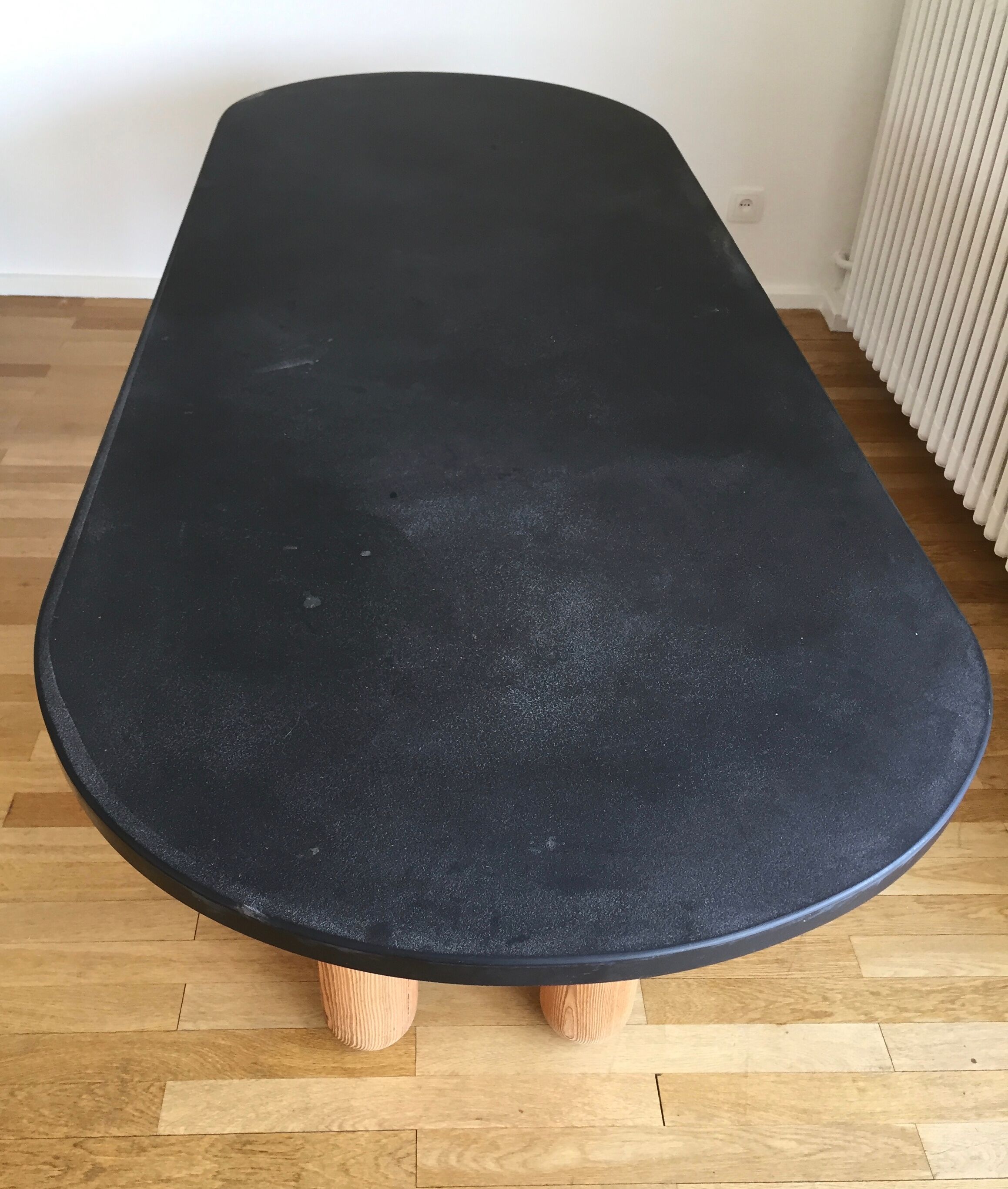 Dining table tray slate