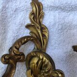 Paire d’appliques en bronze style Louis XV