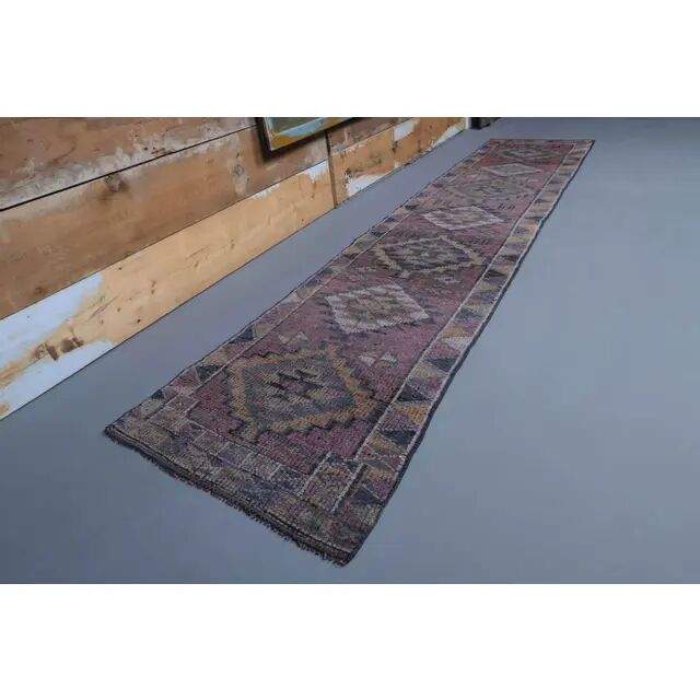 Turkish Handmade Wool Runner 73x337