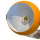 Paire de lampes Space Age eyeball orange par Massive Belgique