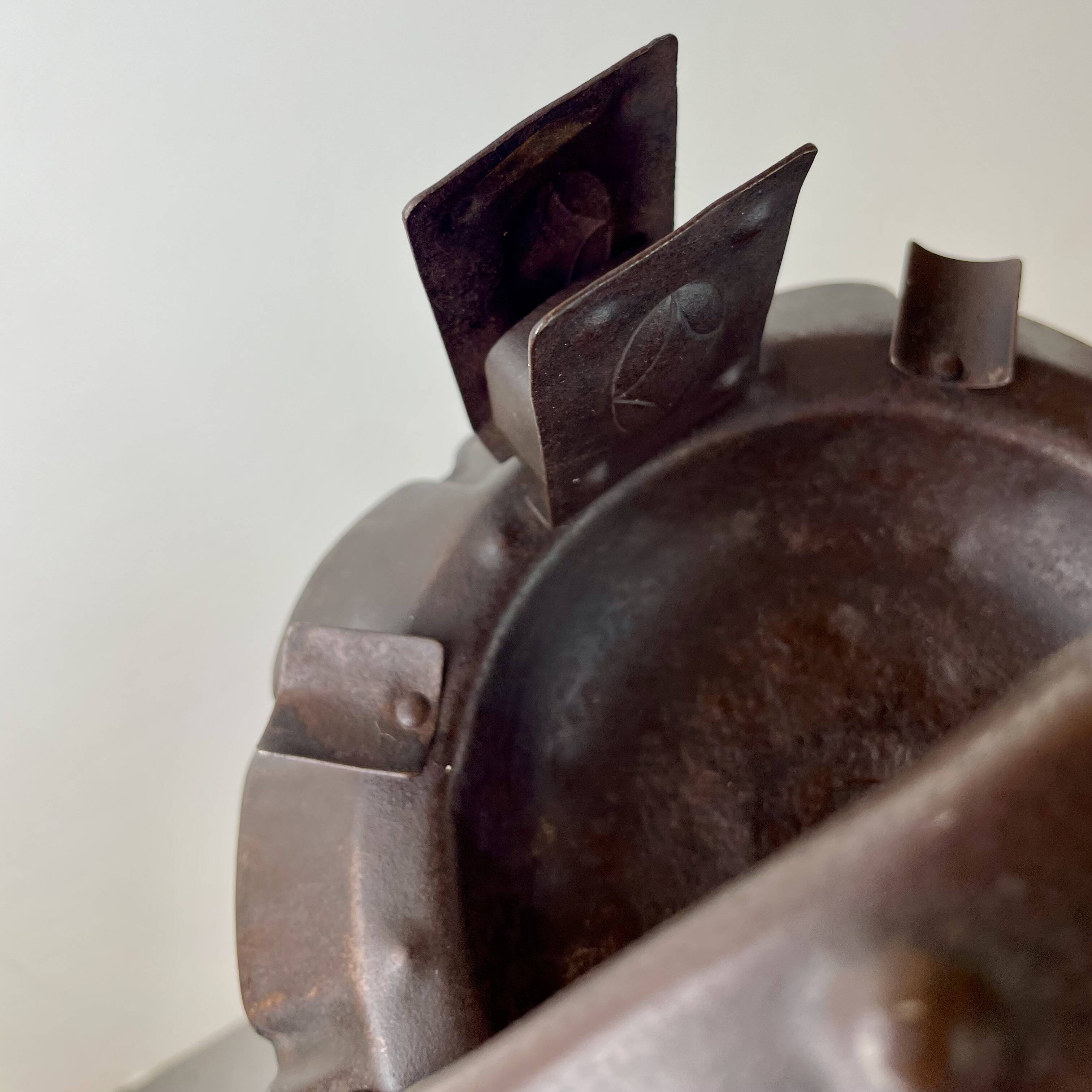 Arts & Crafts Standing Ashtray by Hugo Berger as Goberg, Germany, 1900s