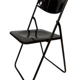 Vintage Ted Folding chairs Niels Gammelgaard for Ikea - Set of four - in Dark Brown