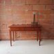 Modernist mahogany desk DLG Maxime Old – Hourglass handles (1940)