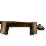 Repose pied tablette africaine en bois