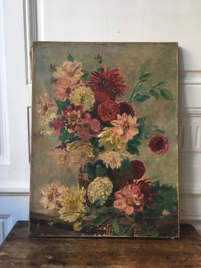 Painting ancient still life