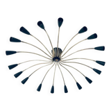 Sputnik 18-Arm Ceiling Lamp from Kaiser Leuchten, Germany, 1950s