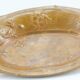 Dish basket art deco metal floral decoration