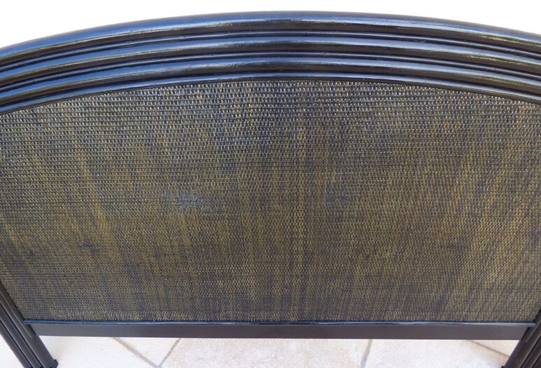 Rattan headboard