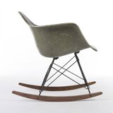 Olive Green Herman Miller Original Vintage Eames RAR Rocking Arm Chair