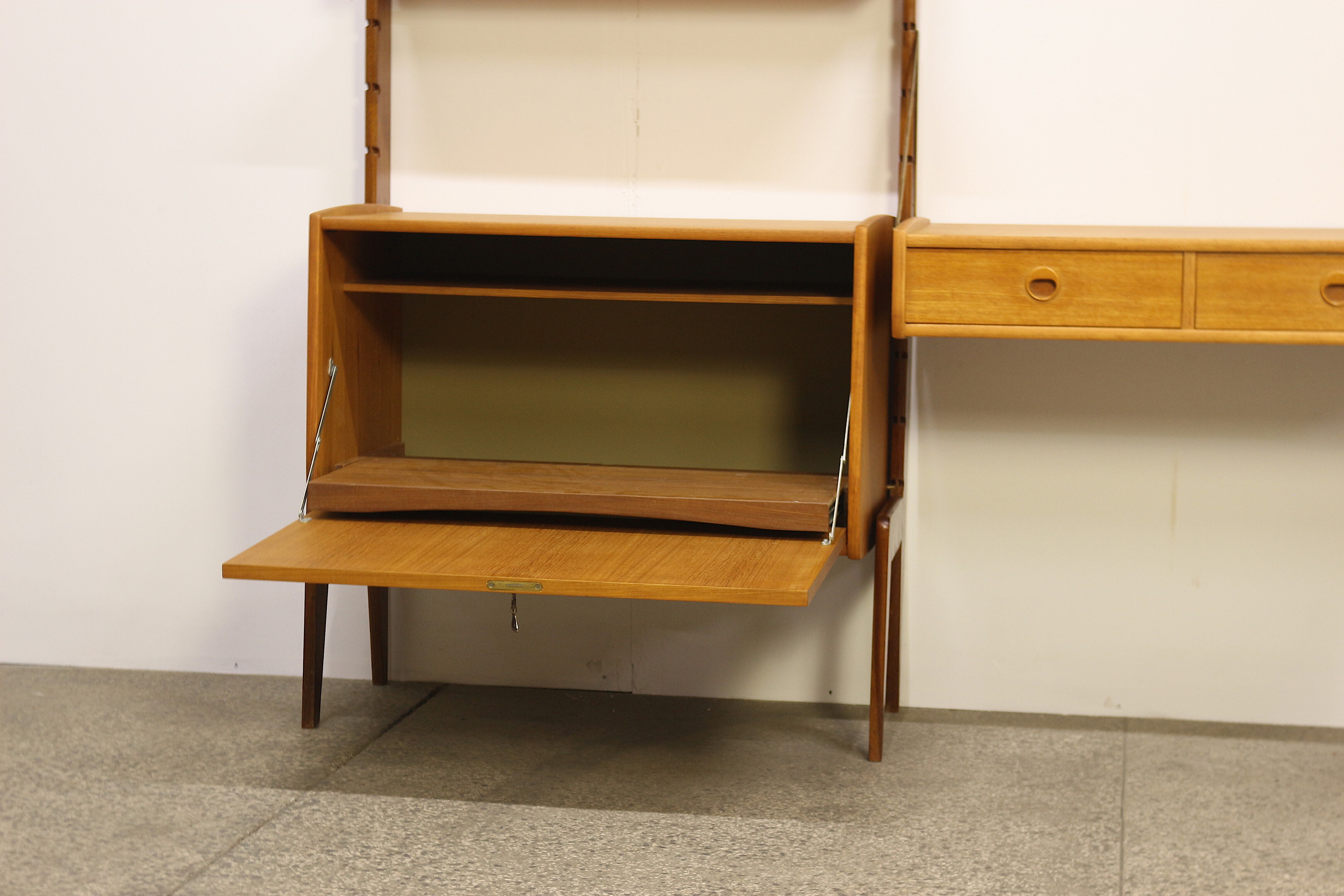 Free Standing Wall Unit by John Texmon, 1960's Norway