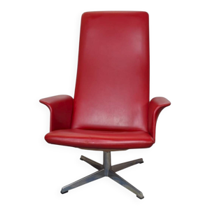 Fauteuil pivotant Bodafors-Verken - cuir