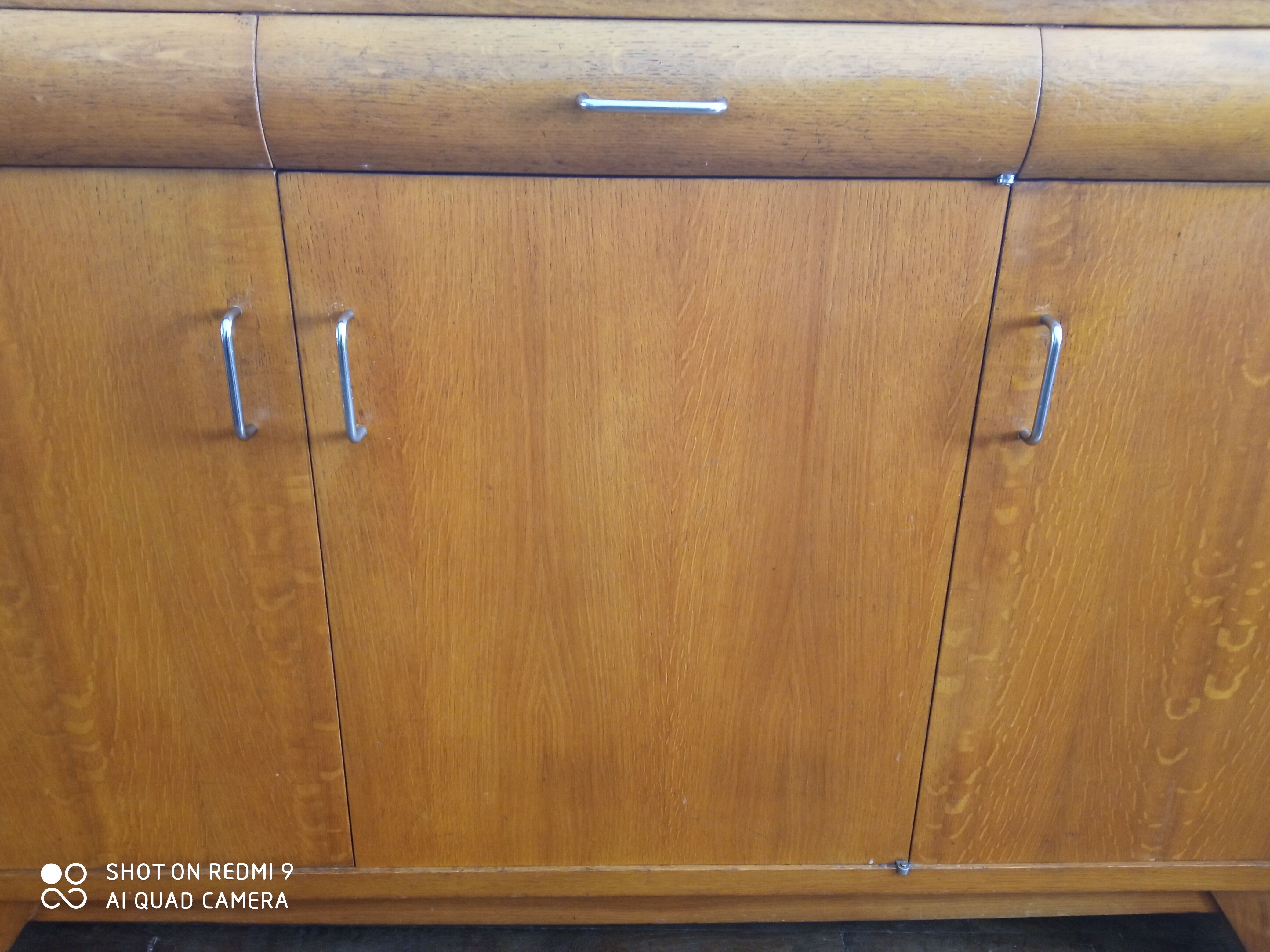 Buffet Enfilade 50s in blond wood