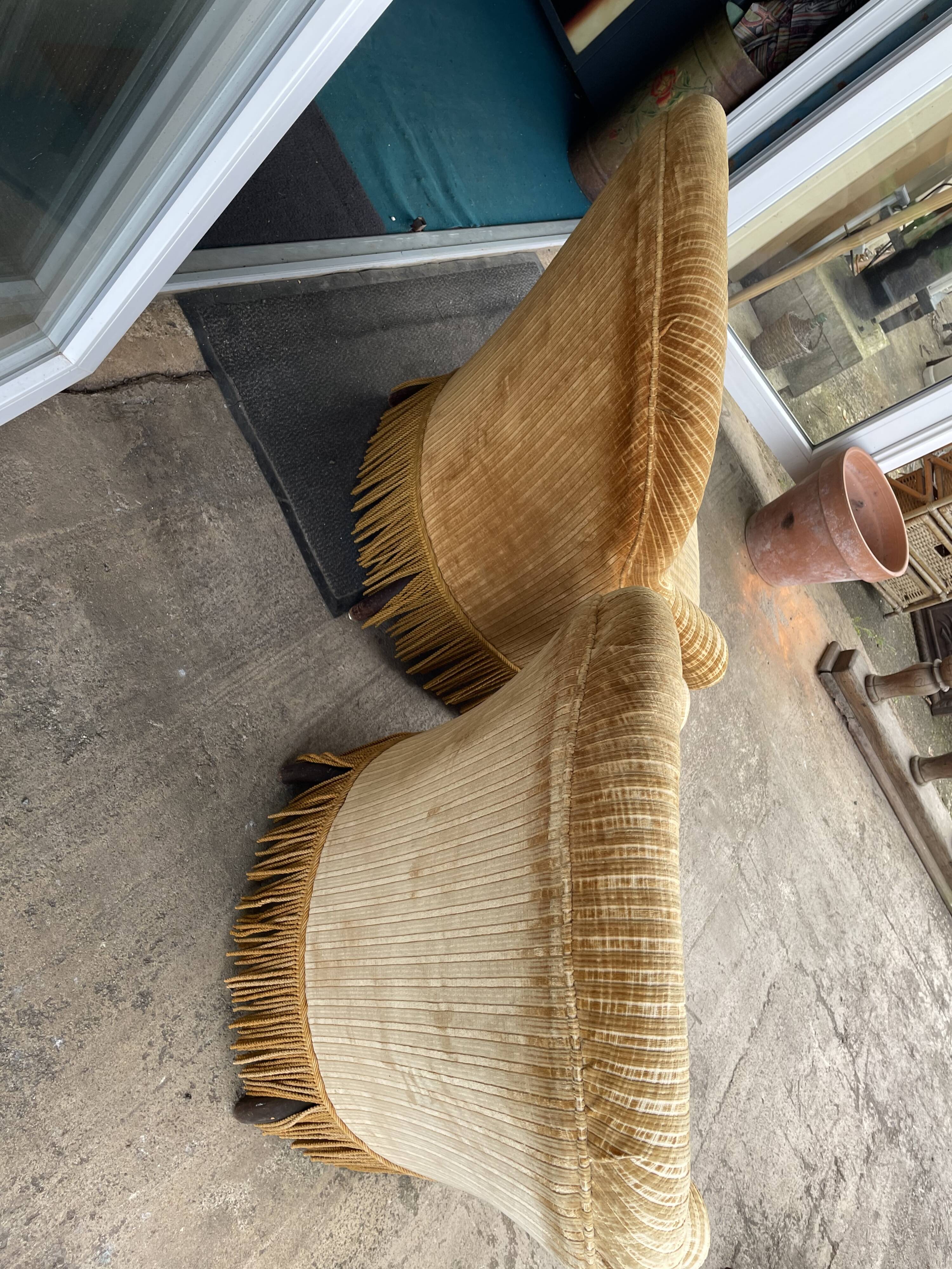 Pair of Crapaud armchairs