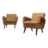Twee mid century fauteuils