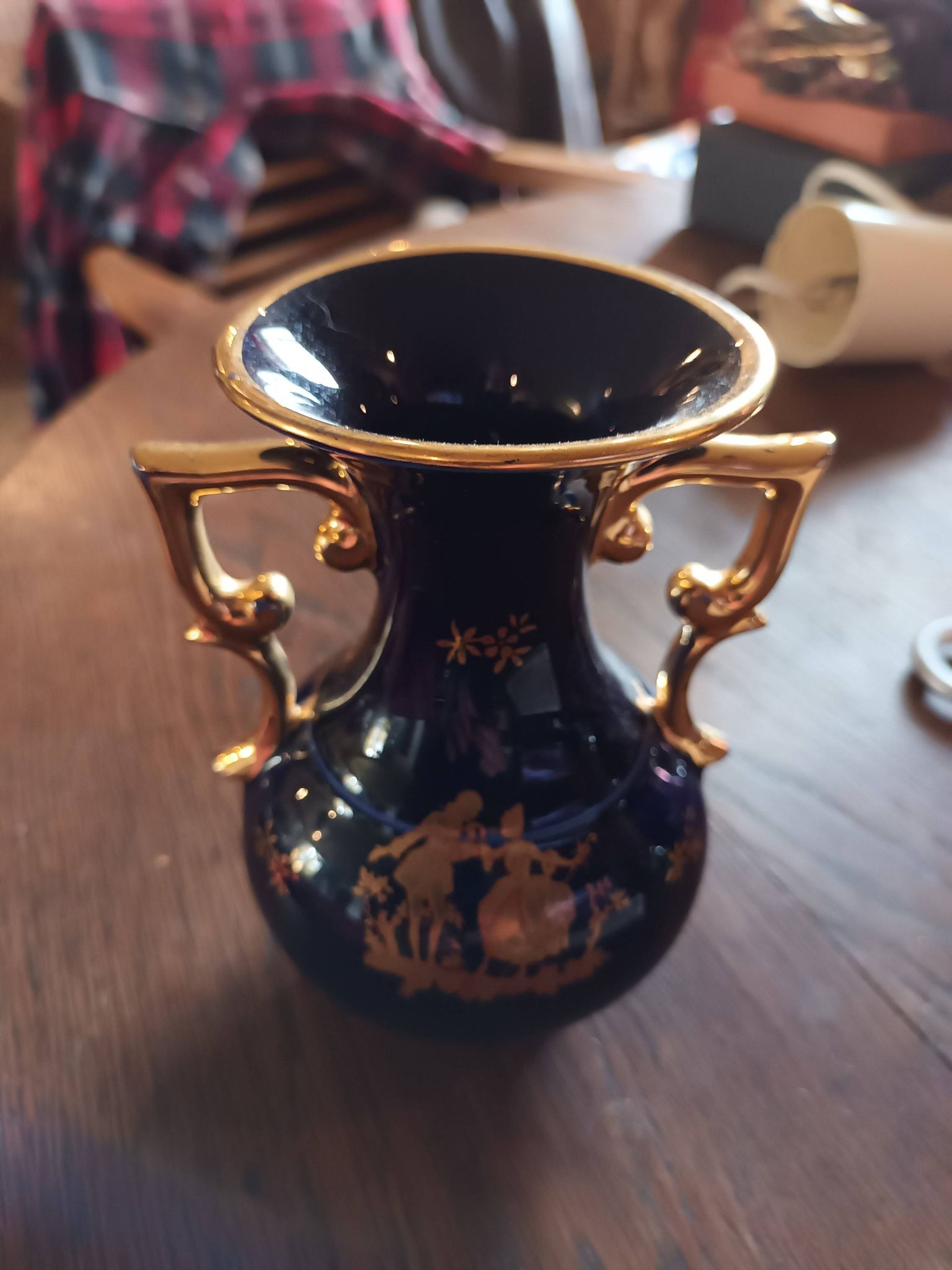 Limoges porcelain mini vase