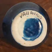 Enamelled Posy Vase / Flower Holder from Vallauris 1960s 1970s