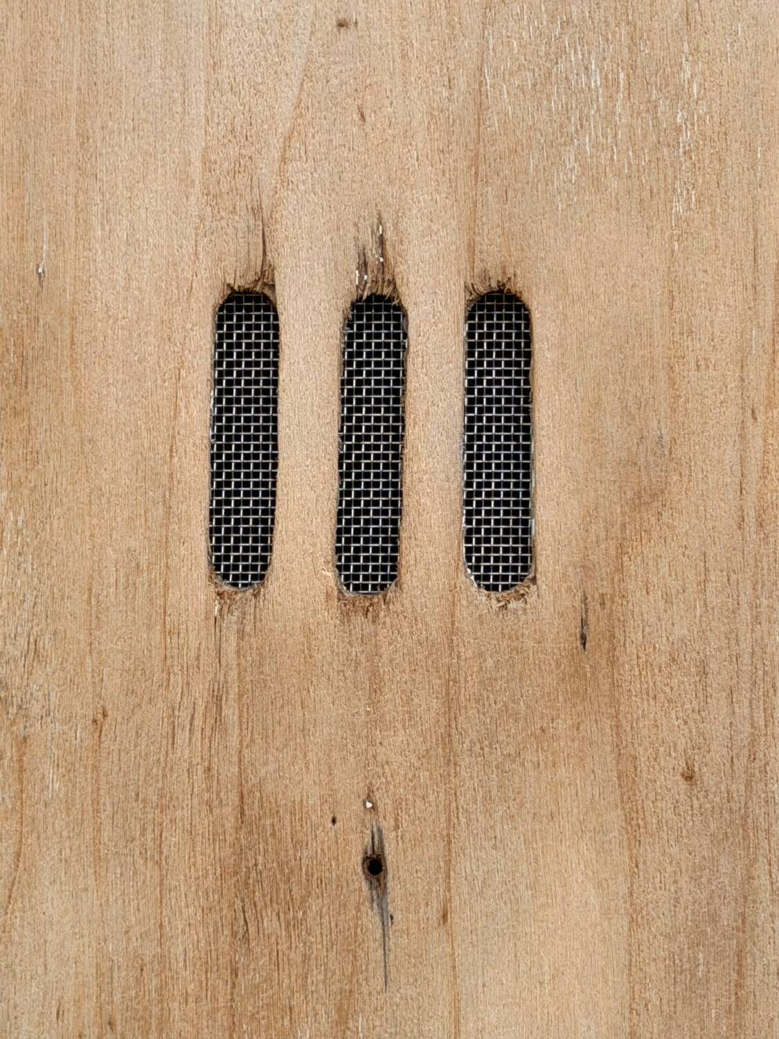 Vintage wooden wardrobe from 1940.