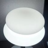 Vintage style glass lamp in the shape of a macaron