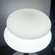 Vintage style glass lamp in the shape of a macaron