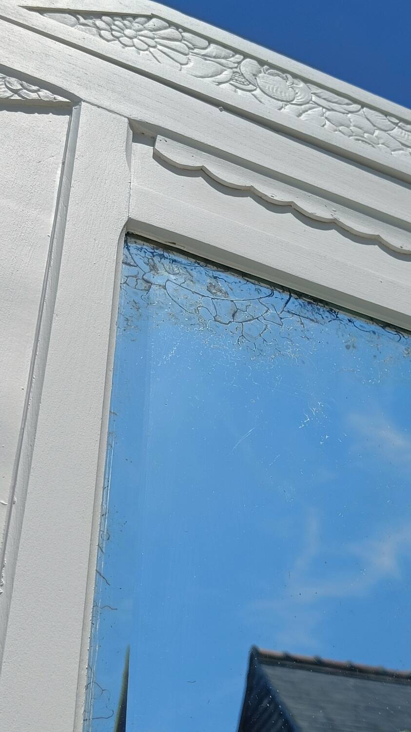 White art deco Parisian wardrobe