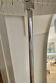 Vintage pleated design square lamp post light fixture