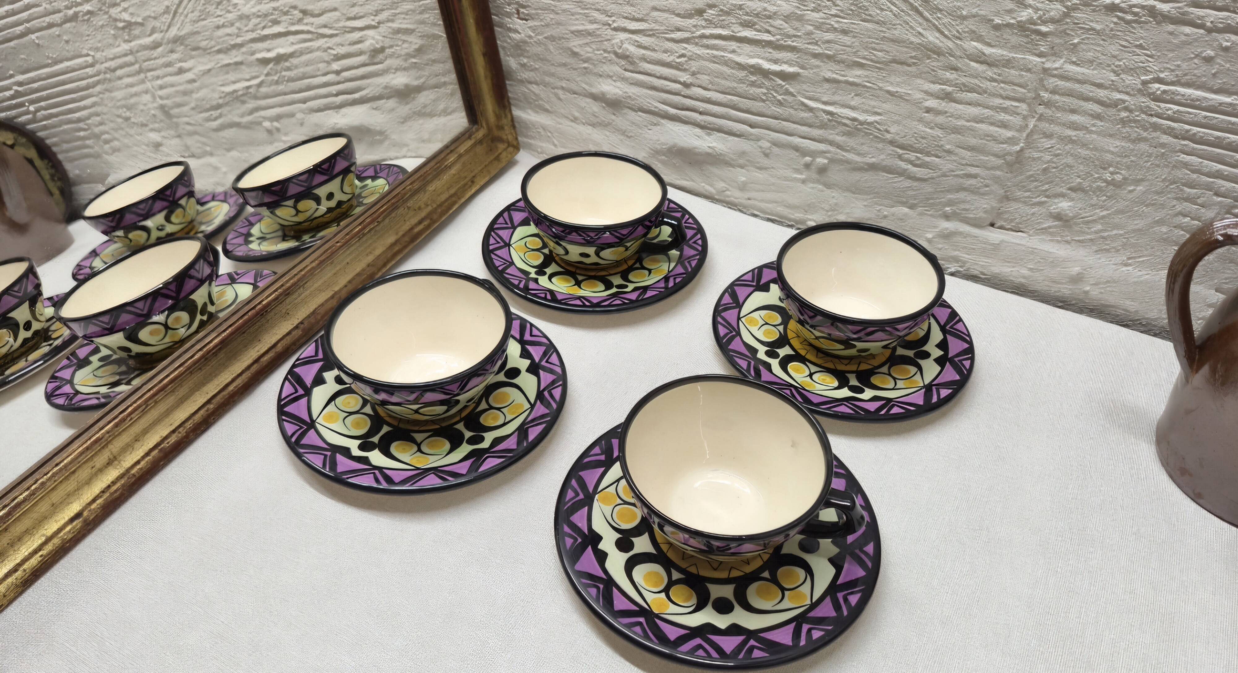 Set of 4 Saint John of Brittany cups