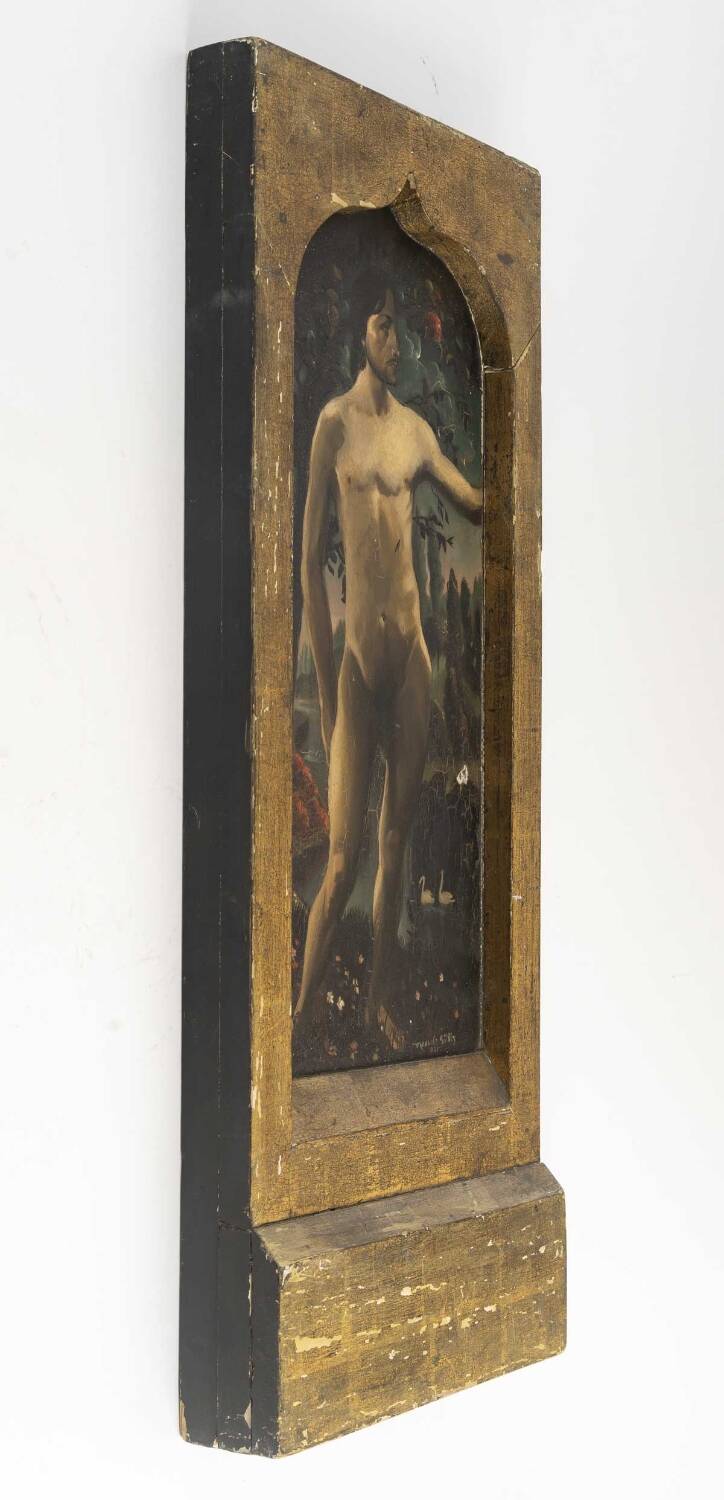 Marcel Gillis (Belgium, 20th century) Adam and Eve, 1931 Diptych