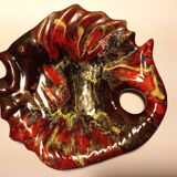 Large empty pocket Vallauris fish