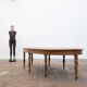 Large Oval Oak Table, France, 1900s