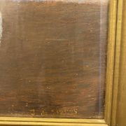 Still life with Dalhia signed J de Sereys, circa 1970.