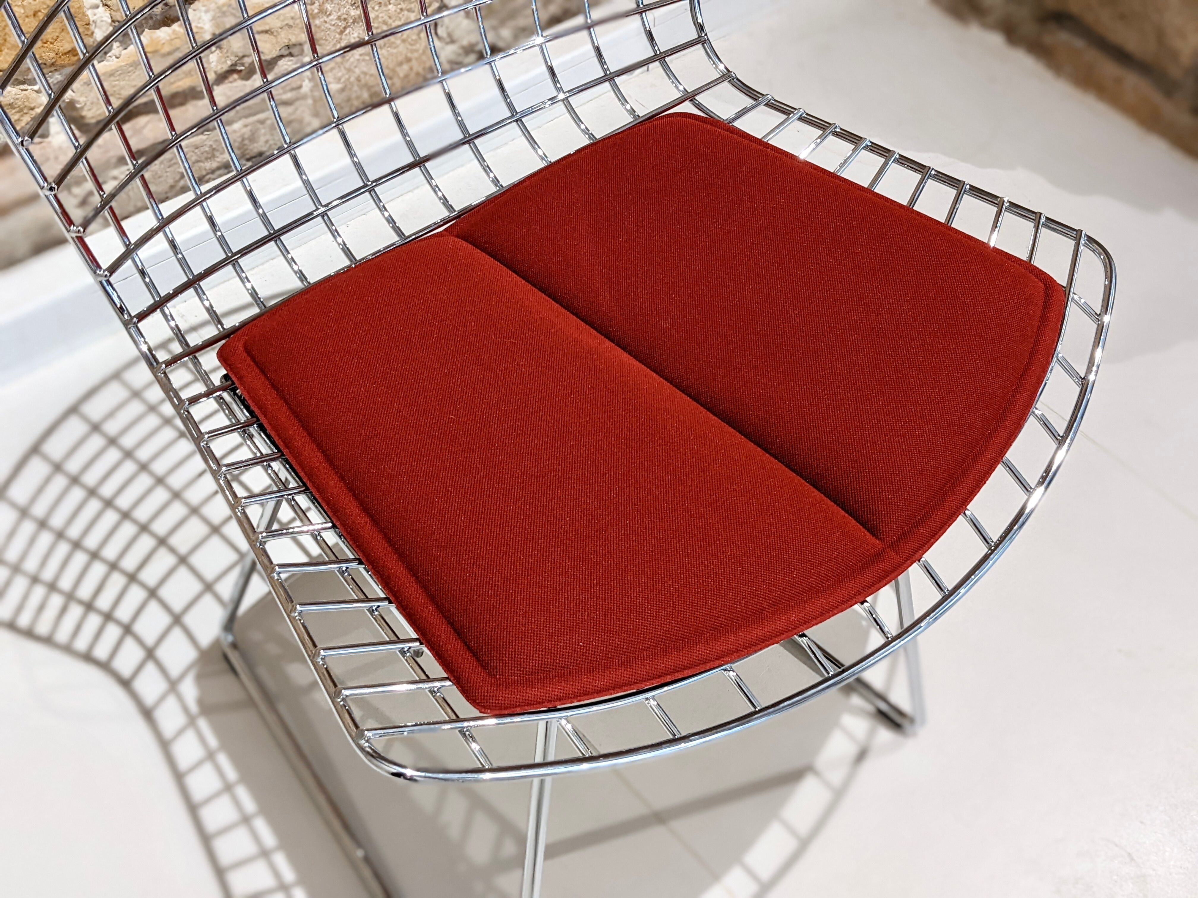 Set of 6 Bertoia chairs for Knoll