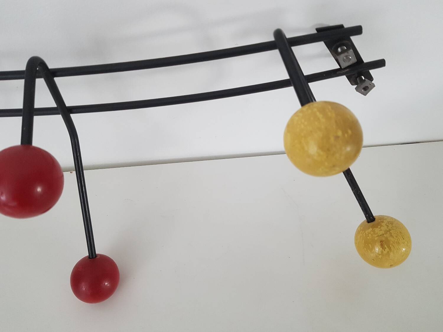 Vintage wall coat rack