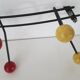 Vintage wall coat rack