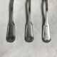 Eleven Guy Degrenne forks in silver metal