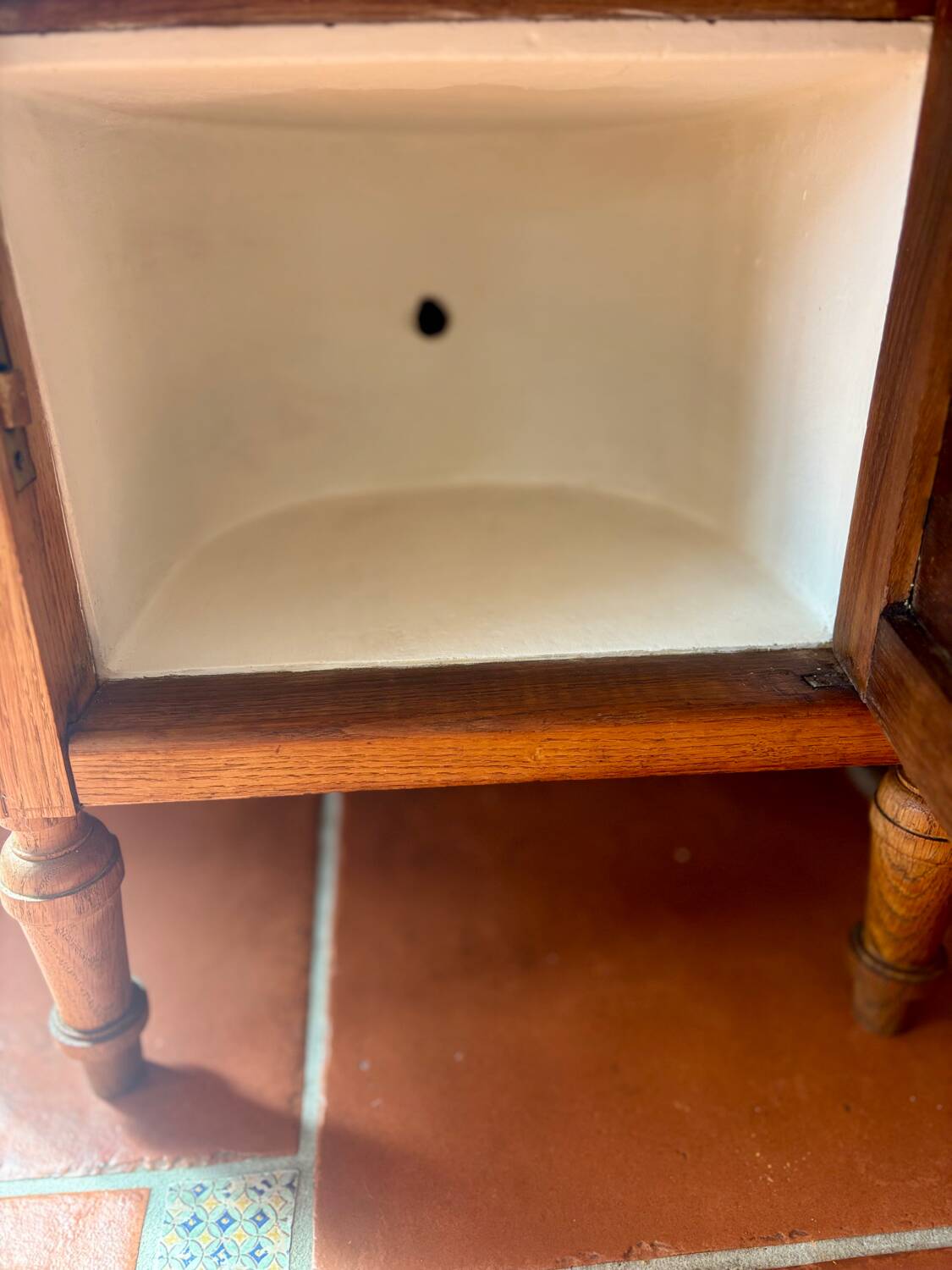 Vintage bedside table