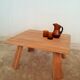 Vintage solid oak coffee table vintage 50s