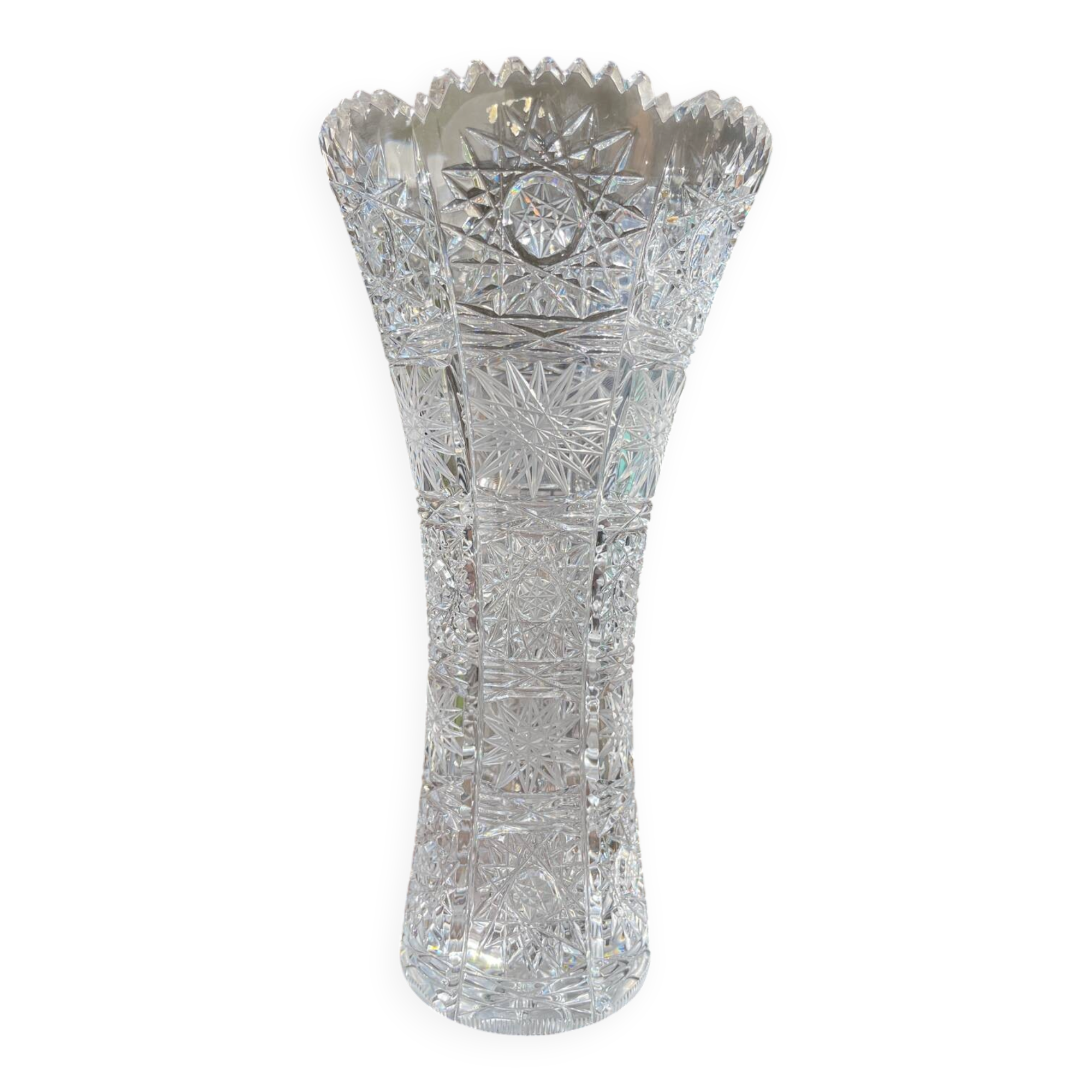Vintage Bohemian Crystal Vase